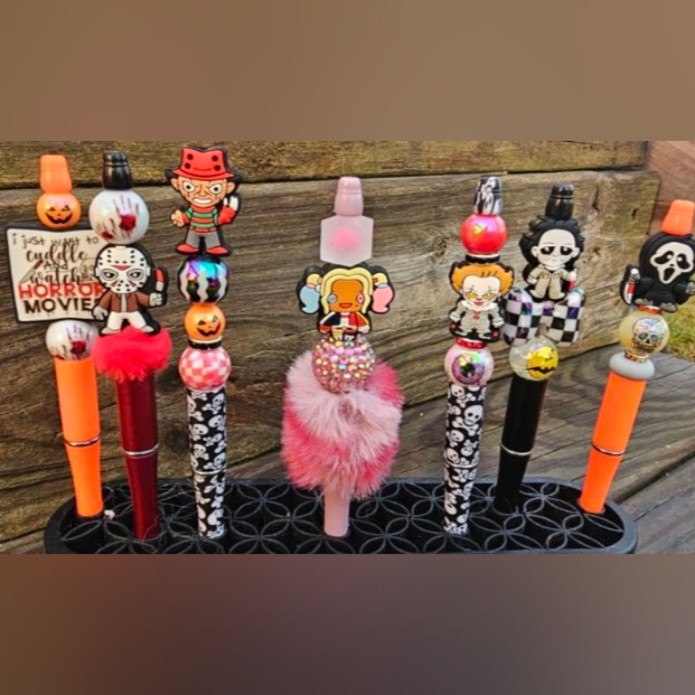 HALLOWEEN HORROR COLLECTION NEW BEADABLE PENS (1) WITH REFILL